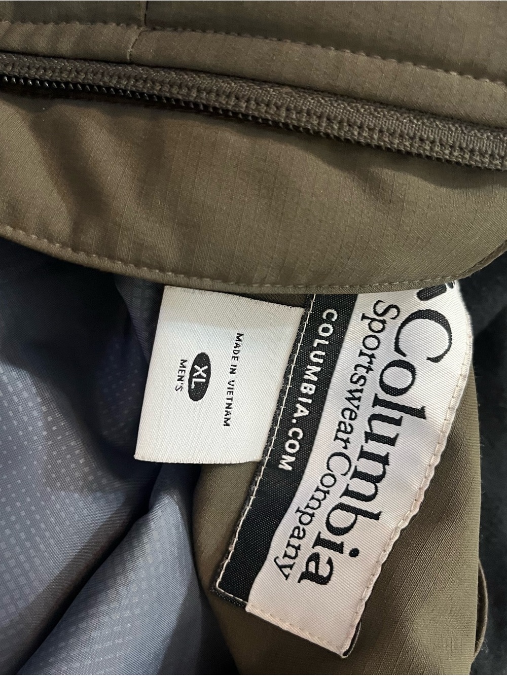 Columbia Men's Olive Green Outdoor Softshell Jacket size XL - Picture 9 of 15